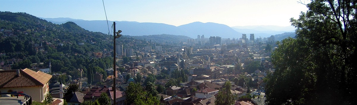 Blick auf Sarajevo